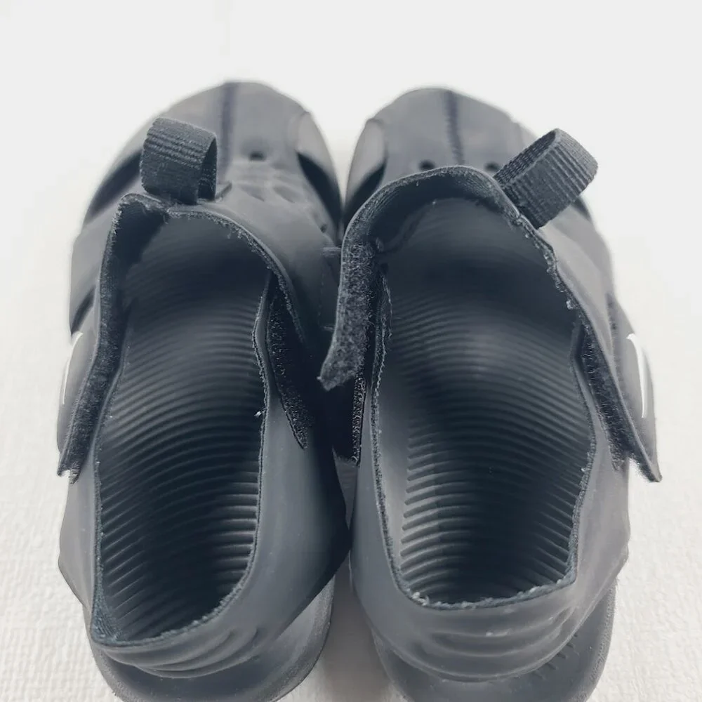 Nike Younger Boy's Black White Sunray Protect 2 Sport Sandals Size 11C